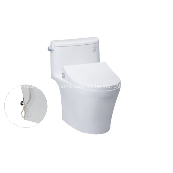 Bồn Cầu TOTO 1 Khối MS887RE4 Kèm Nắp Rửa Cơ TCW1211A