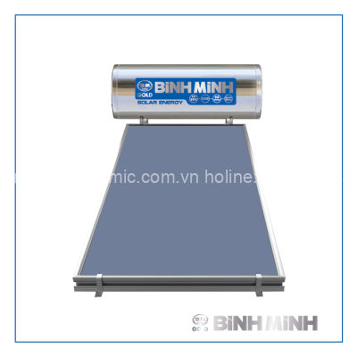 Máy nước nóng năng lượng mặt trời Bình Minh tấm phẳng không chịu áp